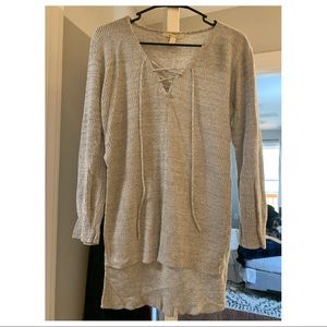 Francesas long sleeved grey shirt